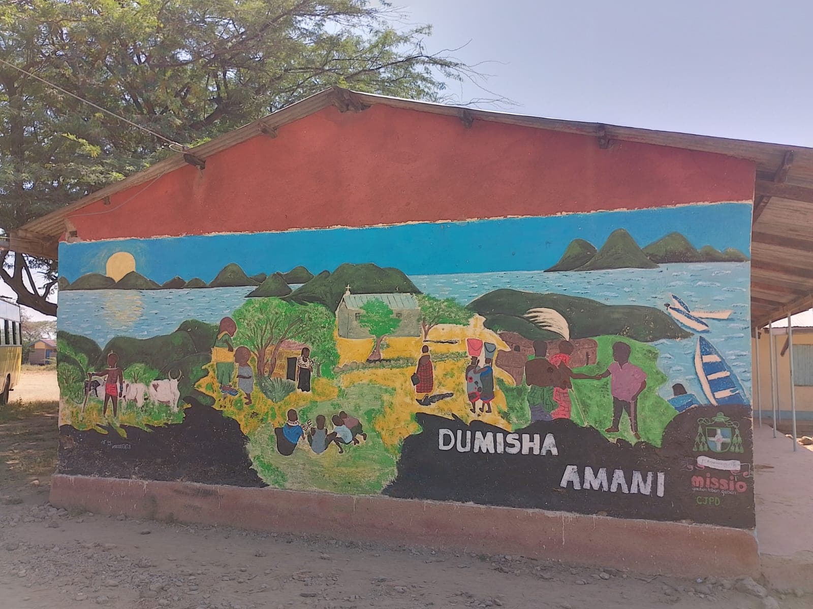 Peacebuilding and social cohesion mural in Baringo