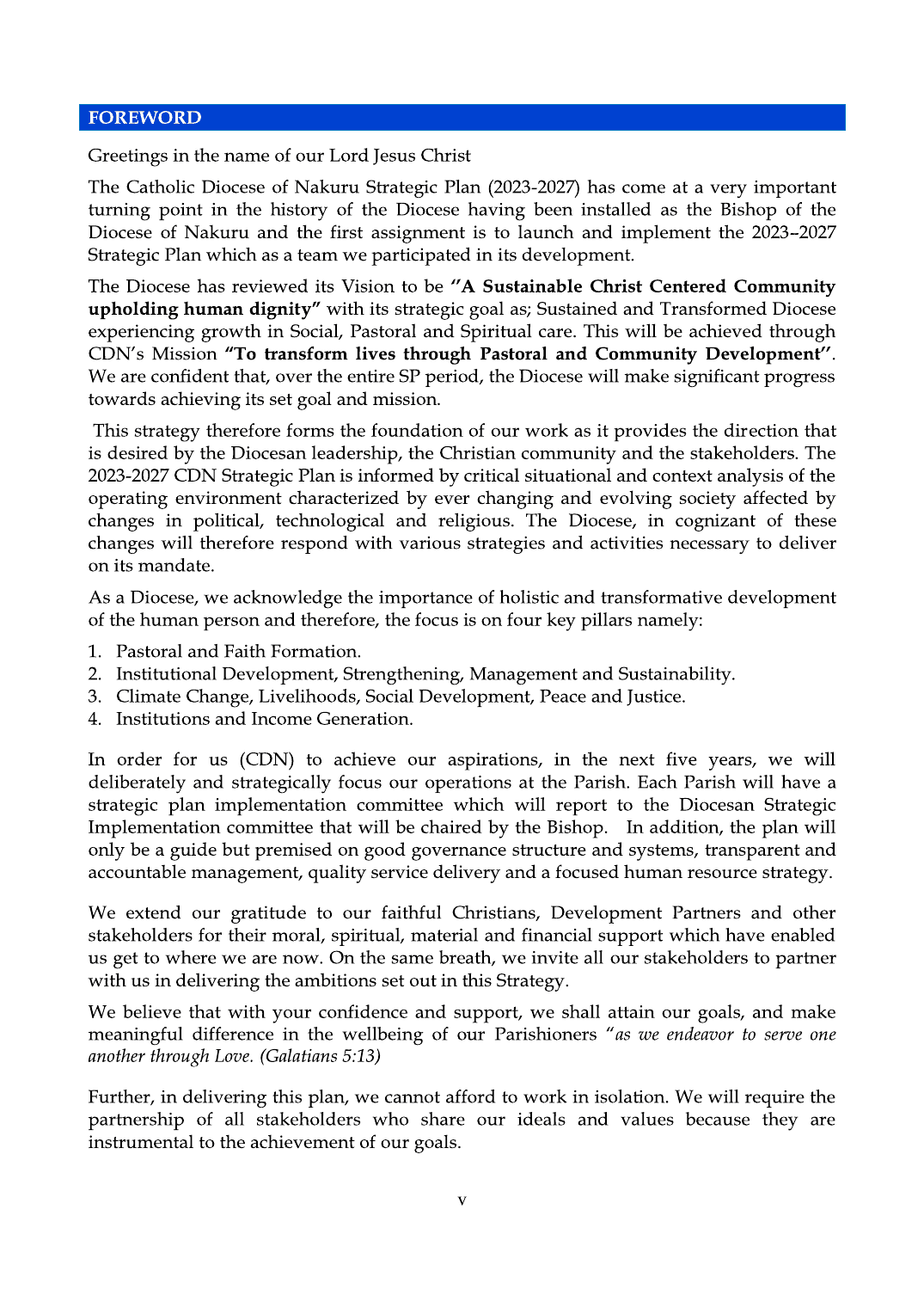 Strategic Plan Booklet 2023 page 5