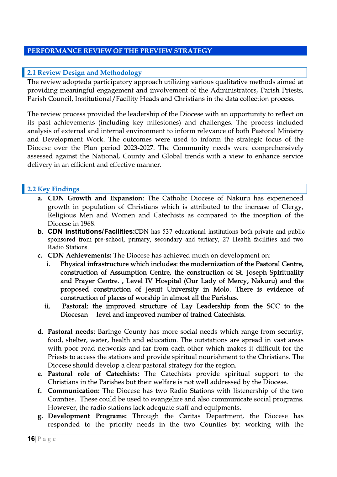 Strategic Plan Booklet 2023 page 16