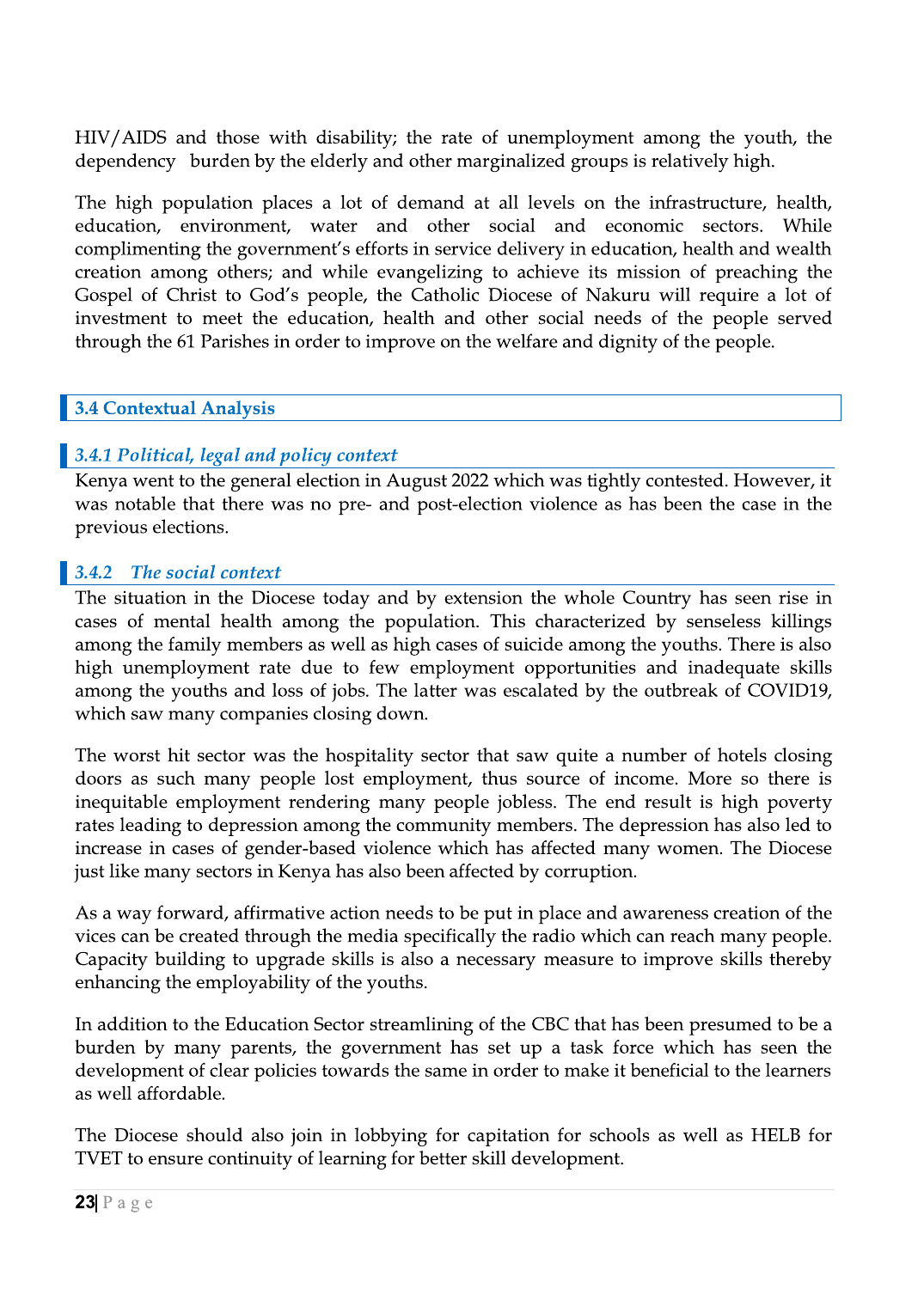 Strategic Plan Booklet 2023 page 23