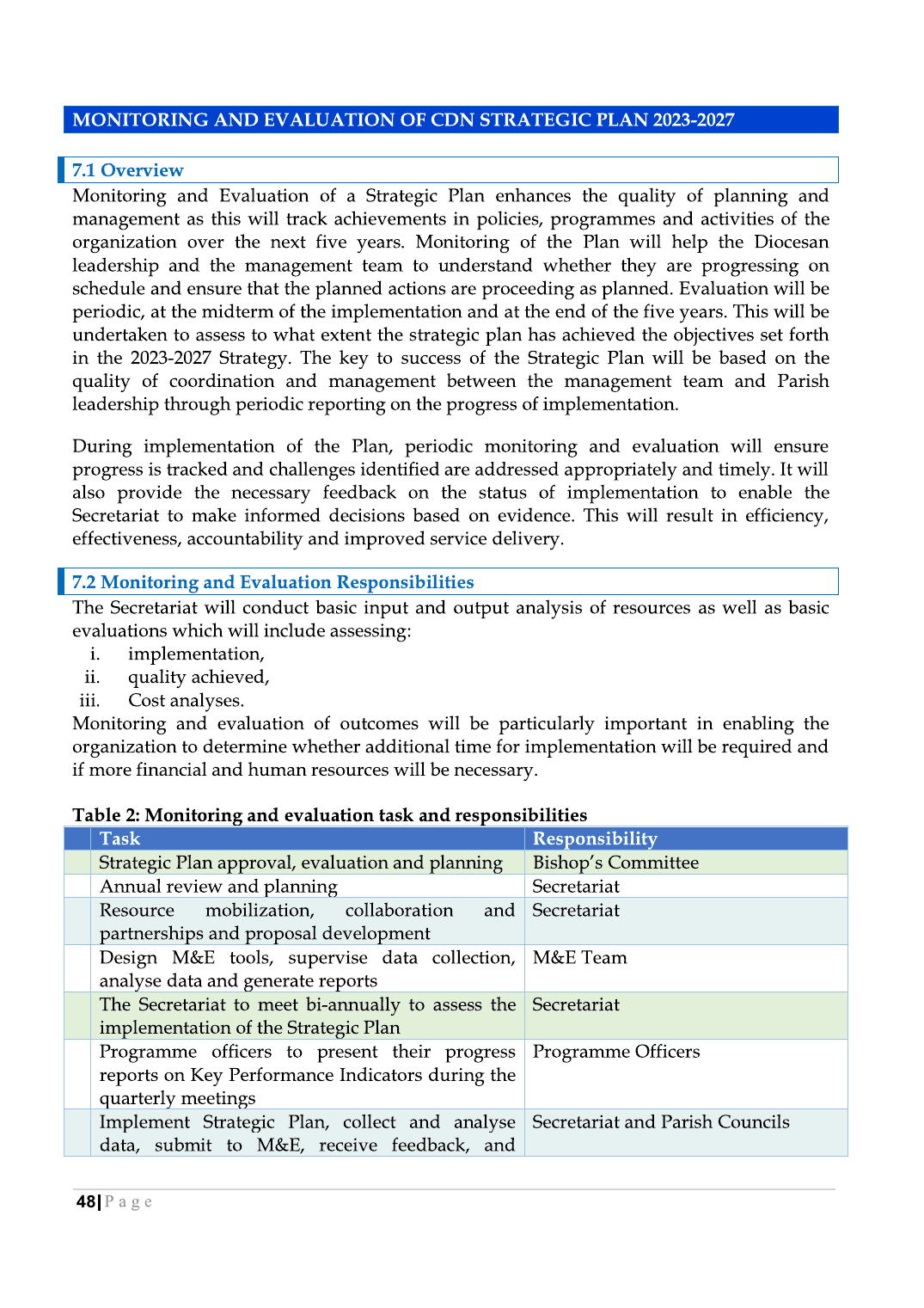 Strategic Plan Booklet 2023 page 48