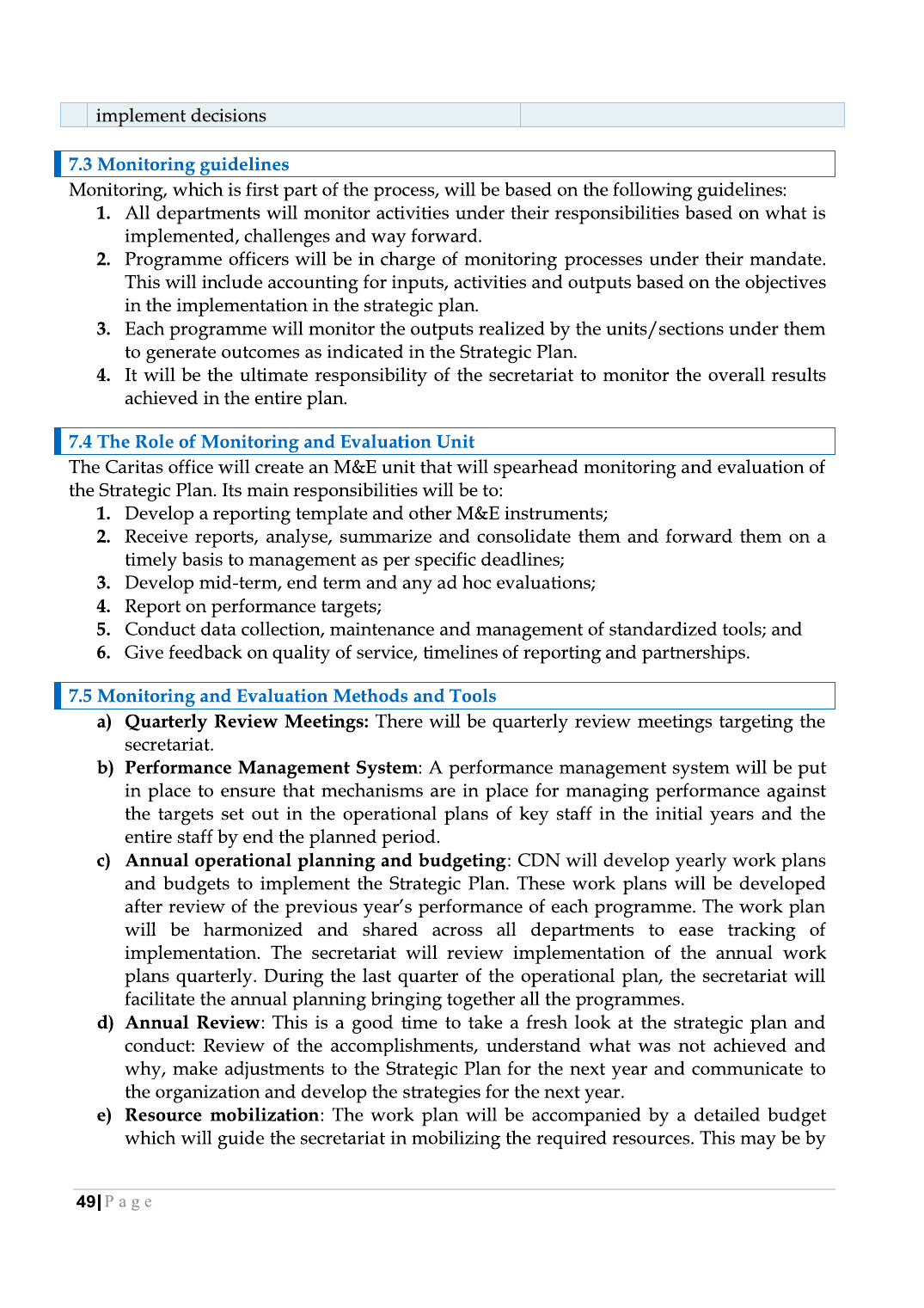 Strategic Plan Booklet 2023 page 49