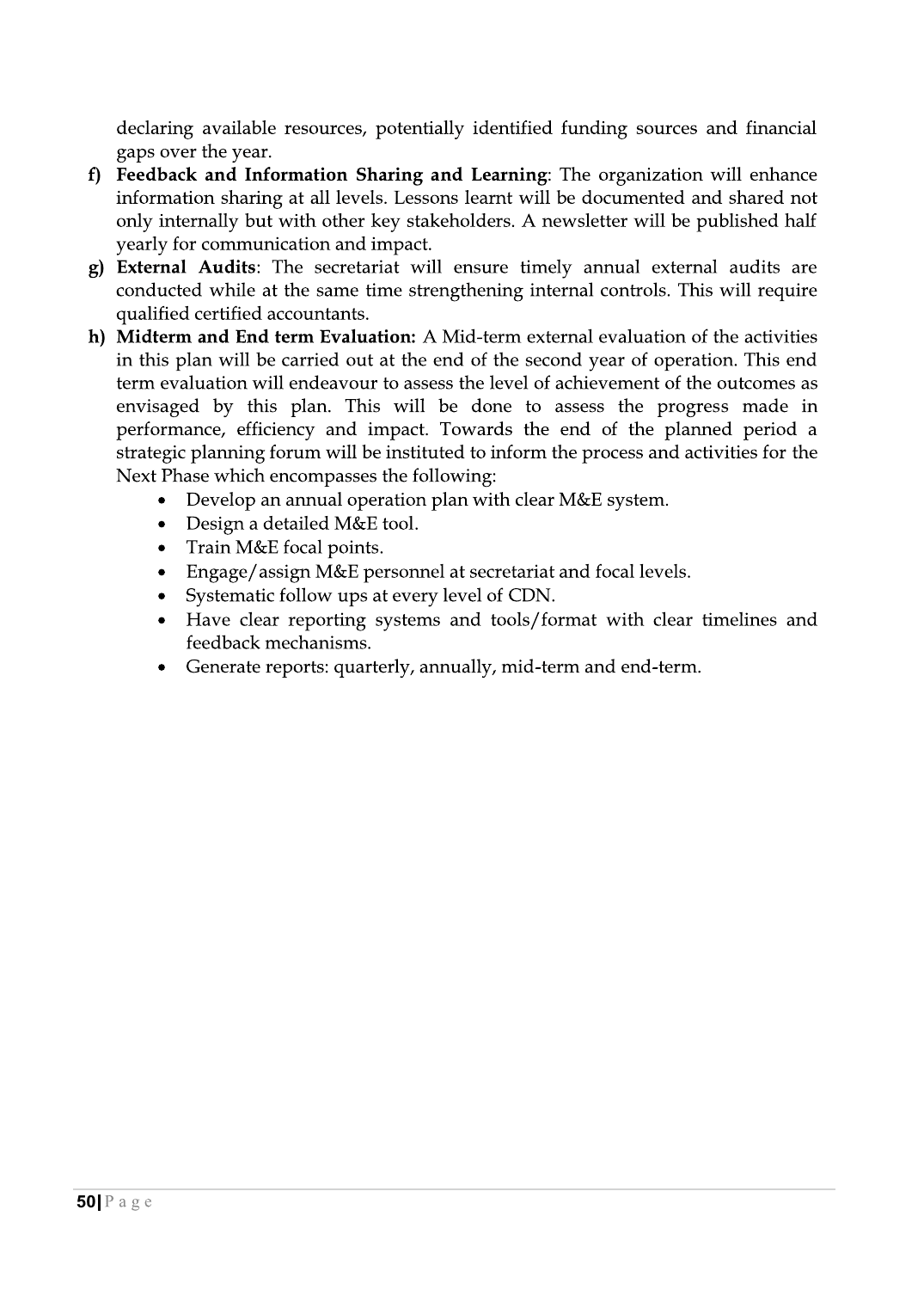 Strategic Plan Booklet 2023 page 50